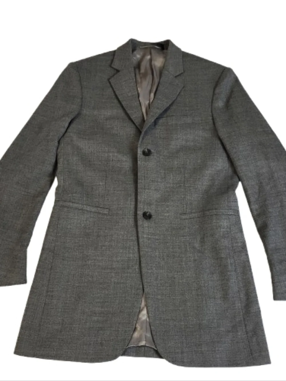 COS Wool Blend Blazer Sports Coat Jacket Lined Grey Single Breasted‎ Men's 36R